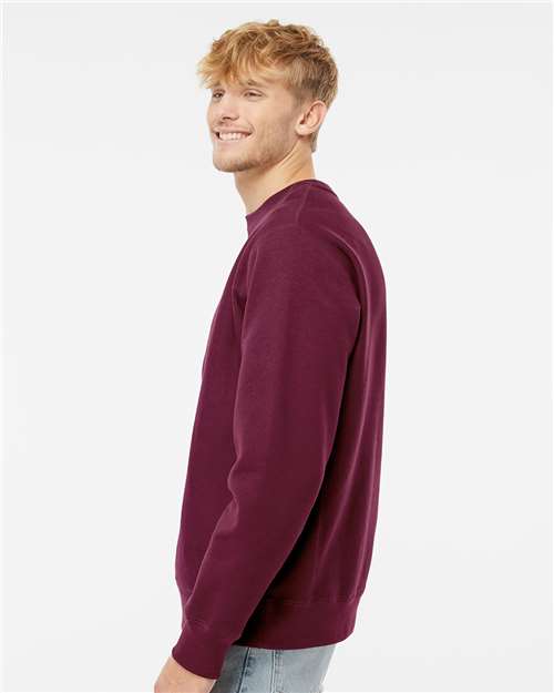 Independent Trading Co. IND5000C Unisex Legend Premium Heavyweight Cross-Grain Crewneck Sweatshirt - Side view