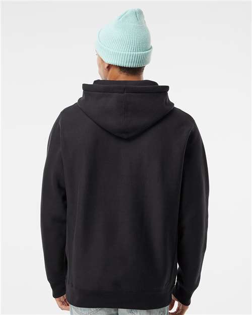 Independent Trading Co. IND5000P Unisex Legend Premium Heavyweight Cross-Grain Hooded Sweatshirt - Back view