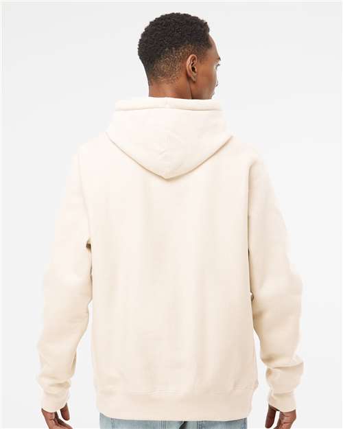 Independent Trading Co. IND5000P Unisex Legend Premium Heavyweight Cross-Grain Hooded Sweatshirt - Back view