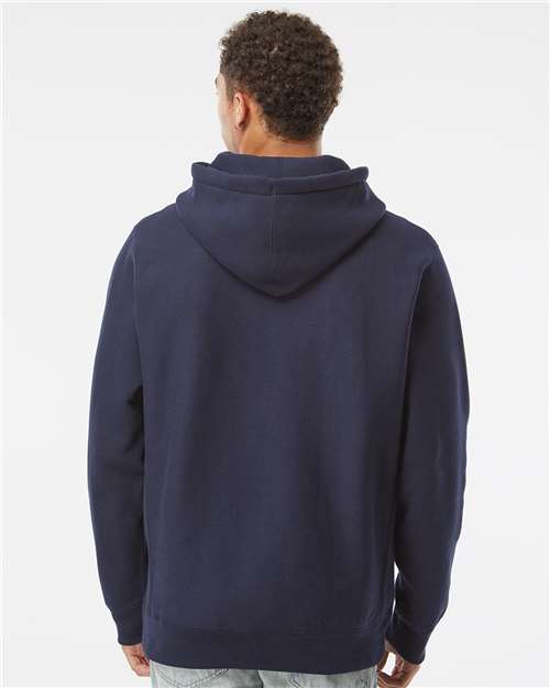 Independent Trading Co. IND5000P Unisex Legend Premium Heavyweight Cross-Grain Hooded Sweatshirt - Back view