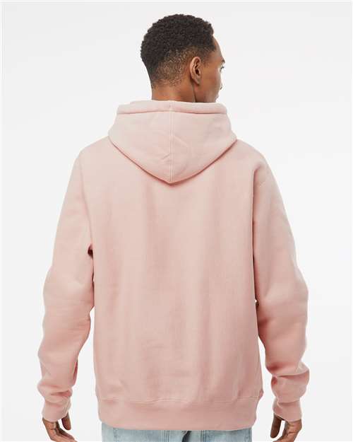 Independent Trading Co. IND5000P Unisex Legend Premium Heavyweight Cross-Grain Hooded Sweatshirt - Back view