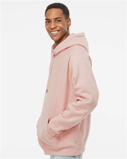 Independent Trading Co. IND5000P Unisex Legend Premium Heavyweight Cross-Grain Hooded Sweatshirt - Side view