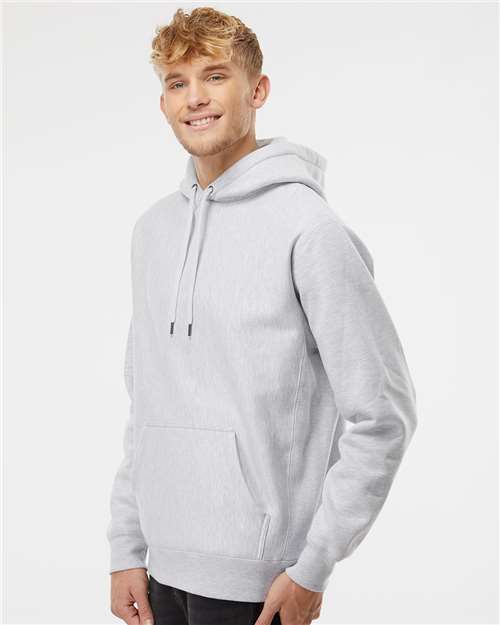 Independent Trading Co. IND5000P Unisex Legend Premium Heavyweight Cross-Grain Hooded Sweatshirt - Side view