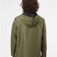 Independent Trading Co. EXP54LWP Unisex Lightweight Quarter-Zip Windbreaker Pullover Jacket - Back view