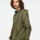 Independent Trading Co. EXP54LWP Unisex Lightweight Quarter-Zip Windbreaker Pullover Jacket - Side view