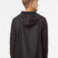 Independent Trading Co. EXP54LWP Unisex Lightweight Quarter-Zip Windbreaker Pullover Jacket - Back view