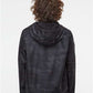 Independent Trading Co. EXP54LWP Unisex Lightweight Quarter-Zip Windbreaker Pullover Jacket - Back view
