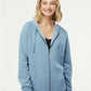 Independent Trading Co. PRM2500Z Women's California Wave Wash Full-Zip Hooded Sweatshirt - Front view