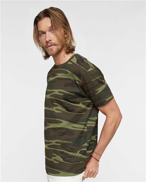 Code Five 3907 Unisex Camo Tee - Side view