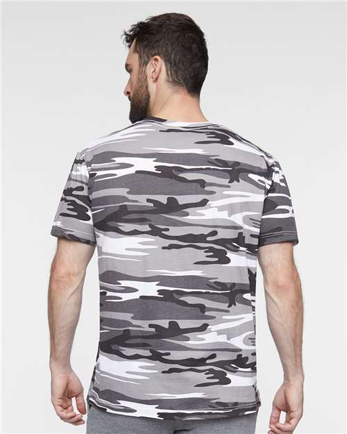 Code Five 3907 Unisex Camo Tee - Back view