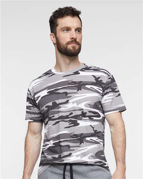 Code Five 3907 Unisex Camo Tee - Front view