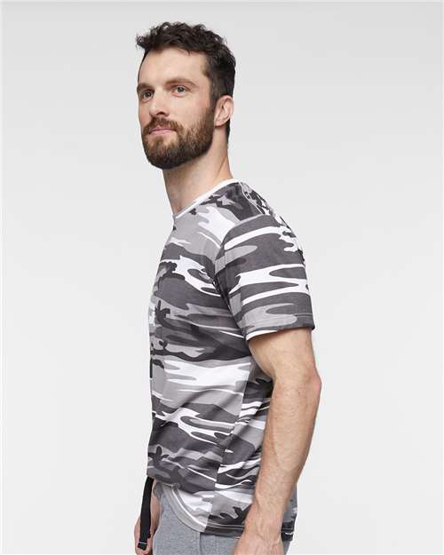 Code Five 3907 Unisex Camo Tee - Side view
