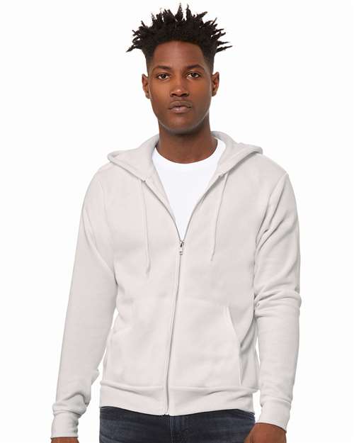 BELLA  CANVAS 3739 Unisex USA-Made High Visibility Hooded Sweatshirt - Front view