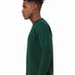 BELLA  CANVAS 3901 Unisex Sponge Fleece Raglan Crewneck Sweatshirt - Side view