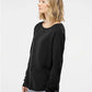 Independent Trading Co. PRM2000 Women's California Wave Wash Crewneck Sweatshirt - Side view