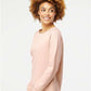 Independent Trading Co. PRM2000 Women's California Wave Wash Crewneck Sweatshirt - Side view