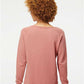 Independent Trading Co. PRM2000 Women's California Wave Wash Crewneck Sweatshirt - Back view