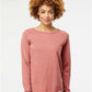 Independent Trading Co. PRM2000 Women's California Wave Wash Crewneck Sweatshirt - Front view