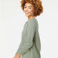 Independent Trading Co. PRM2000 Women's California Wave Wash Crewneck Sweatshirt - Side view