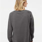 Independent Trading Co. PRM2000 Women's California Wave Wash Crewneck Sweatshirt - Back view