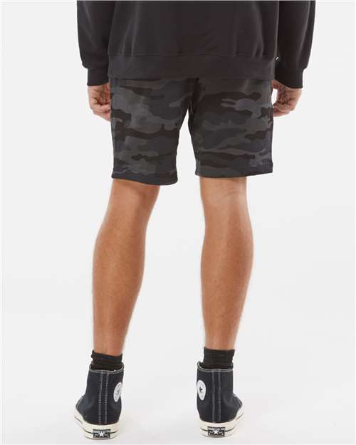 Independent Trading Co. IND20SRT Men's Midweight Fleece Shorts - Back view