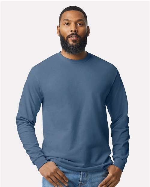 Gildan 5400 Unisex Heavy Cotton? Long Sleeve T-Shirt - Front view