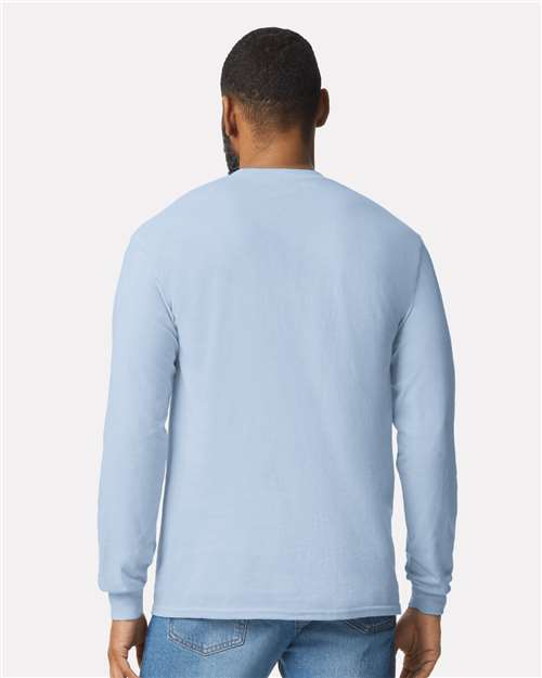 Gildan 5400 Unisex Heavy Cotton? Long Sleeve T-Shirt - Back view