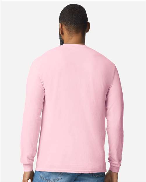 Gildan 5400 Unisex Heavy Cotton? Long Sleeve T-Shirt - Back view