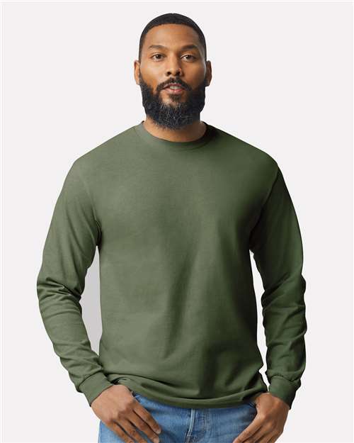 Gildan 5400 Unisex Heavy Cotton? Long Sleeve T-Shirt - Front view