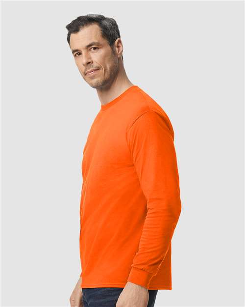 Gildan 5400 Unisex Heavy Cotton? Long Sleeve T-Shirt - Side view