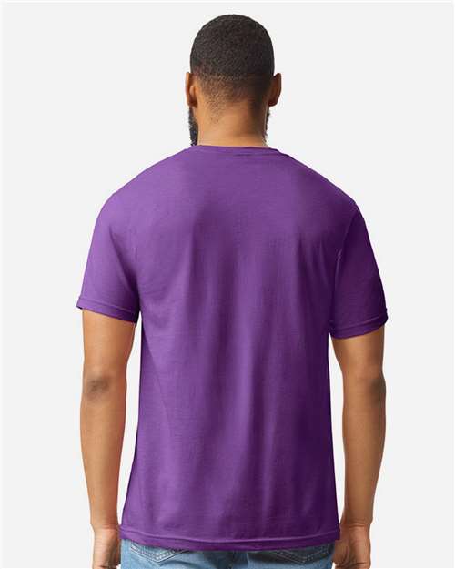 Gildan 64000CVC Unisex Softstyle? CVC T-Shirt - Back view