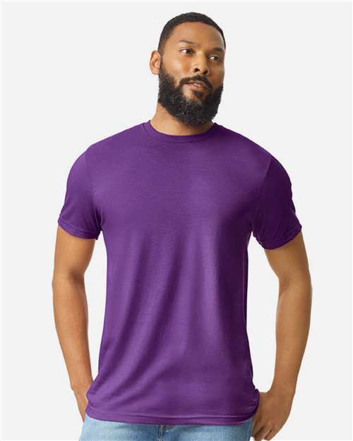 Gildan 64000CVC Unisex Softstyle? CVC T-Shirt - Front view