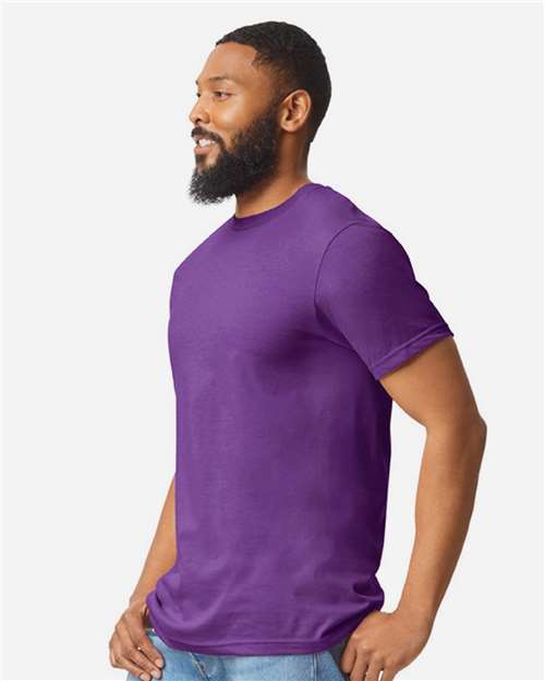 Gildan 64000CVC Unisex Softstyle? CVC T-Shirt - Side view