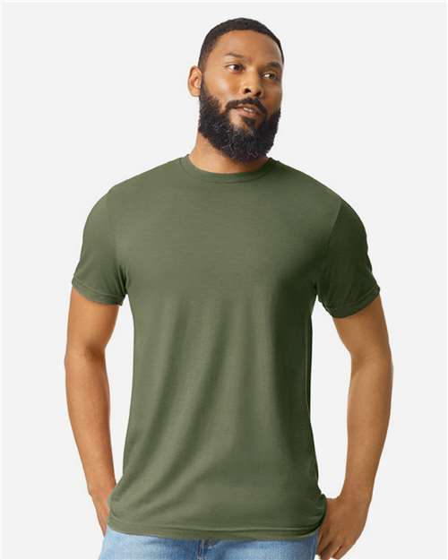 Gildan 64000CVC Unisex Softstyle? CVC T-Shirt - Front view