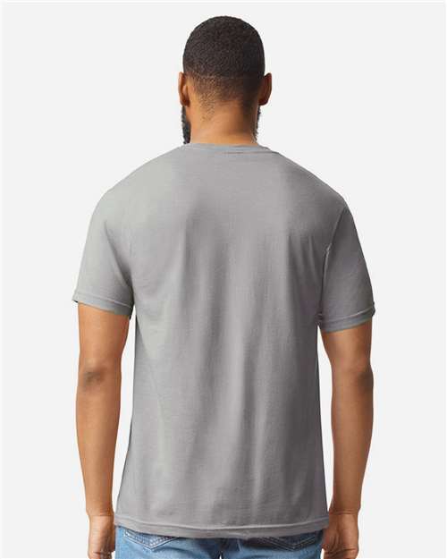 Gildan 64000CVC Unisex Softstyle? CVC T-Shirt - Back view