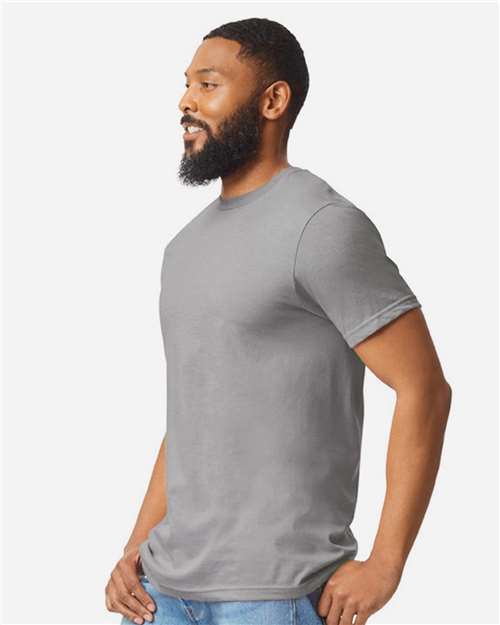 Gildan 64000CVC Unisex Softstyle? CVC T-Shirt - Side view