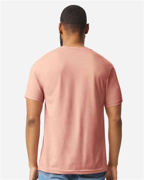 Gildan 64000CVC Unisex Softstyle? CVC T-Shirt - Back view