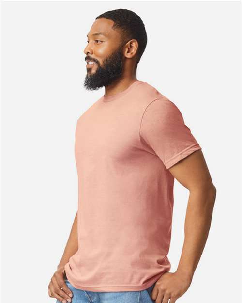 Gildan 64000CVC Unisex Softstyle? CVC T-Shirt - Side view