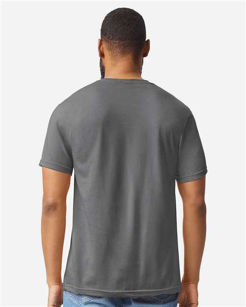 Gildan 64000CVC Unisex Softstyle? CVC T-Shirt - Back view
