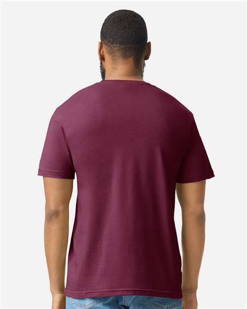 Gildan 64000CVC Unisex Softstyle? CVC T-Shirt - Back view