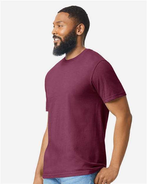 Gildan 64000CVC Unisex Softstyle? CVC T-Shirt - Side view