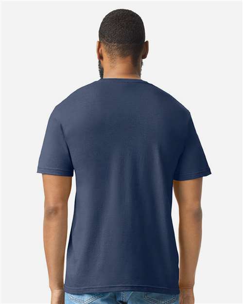 Gildan 64000CVC Unisex Softstyle? CVC T-Shirt - Back view