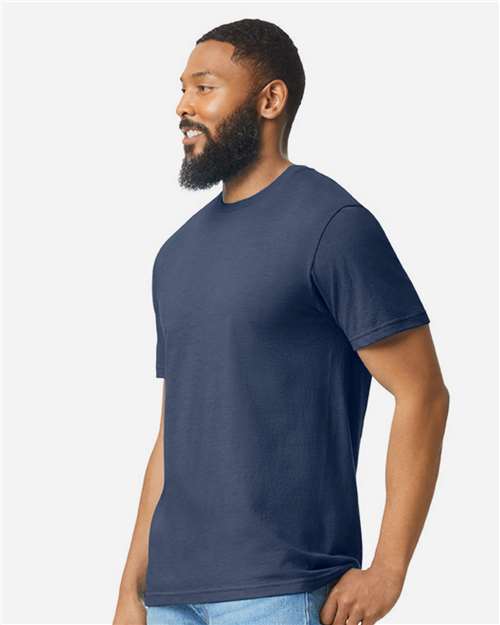 Gildan 64000CVC Unisex Softstyle? CVC T-Shirt - Side view