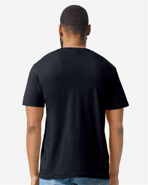 Gildan 64000CVC Unisex Softstyle? CVC T-Shirt - Back view
