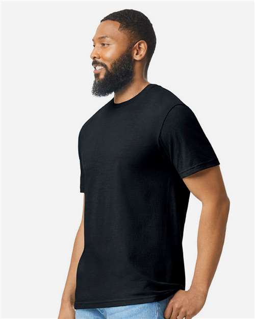 Gildan 64000CVC Unisex Softstyle? CVC T-Shirt - Side view