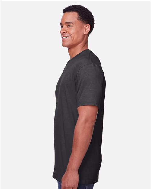 Gildan 64000CVC Unisex Softstyle? CVC T-Shirt - Side view