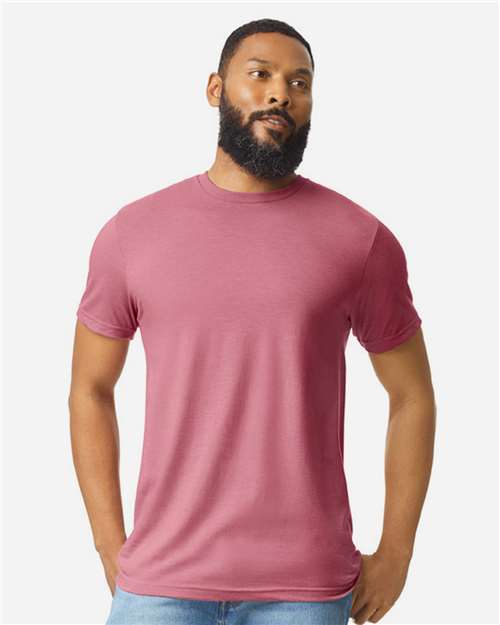 Gildan 64000CVC Unisex Softstyle? CVC T-Shirt - Front view