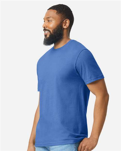 Gildan 64000CVC Unisex Softstyle? CVC T-Shirt - Side view