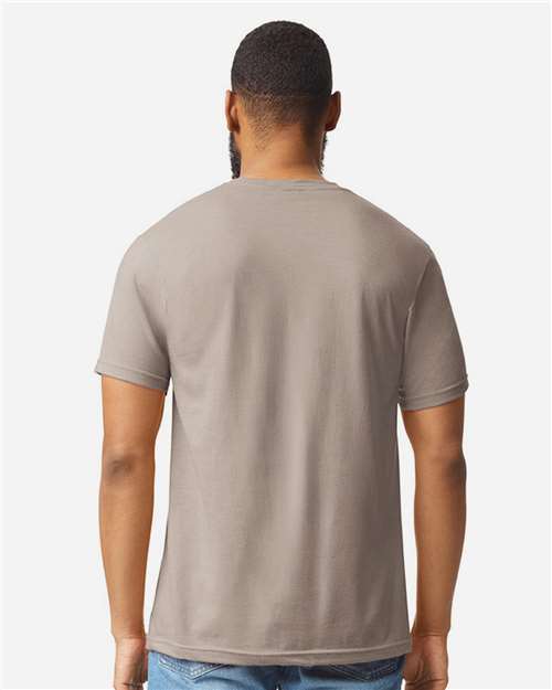 Gildan 64000CVC Unisex Softstyle? CVC T-Shirt - Back view
