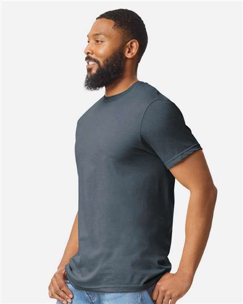 Gildan 64000CVC Unisex Softstyle? CVC T-Shirt - Side view